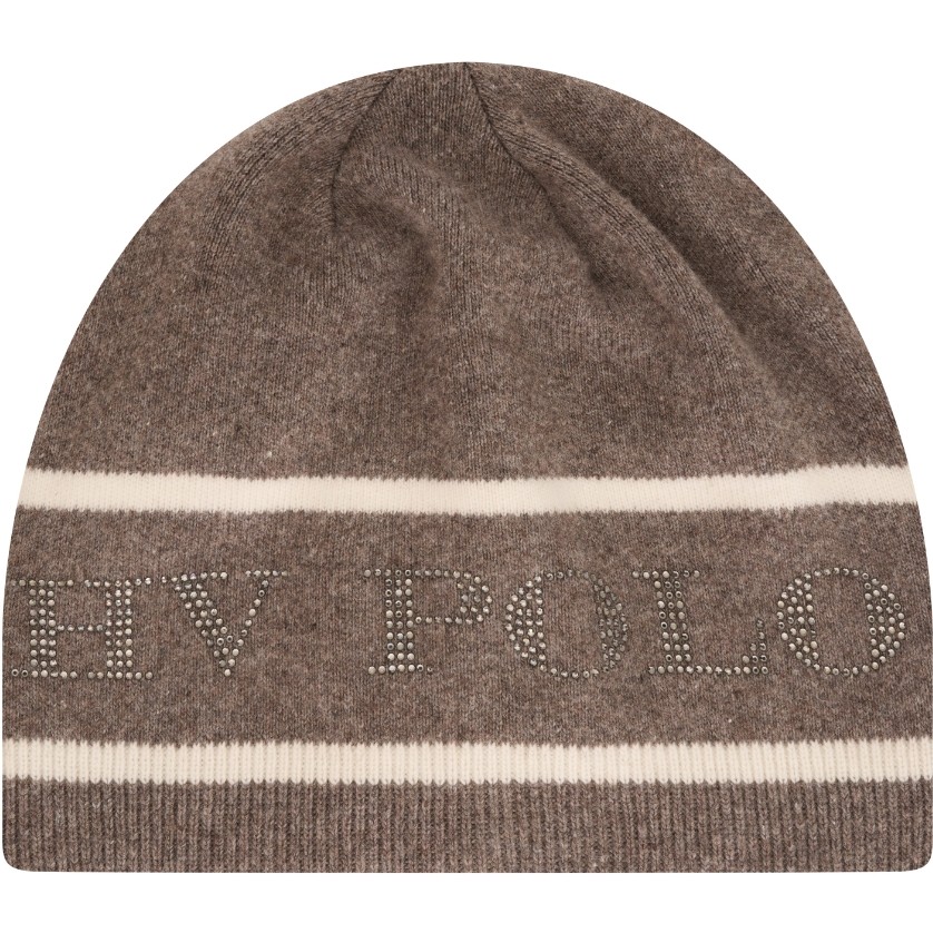 Damen Beanie HVPAlice dark taupe heather