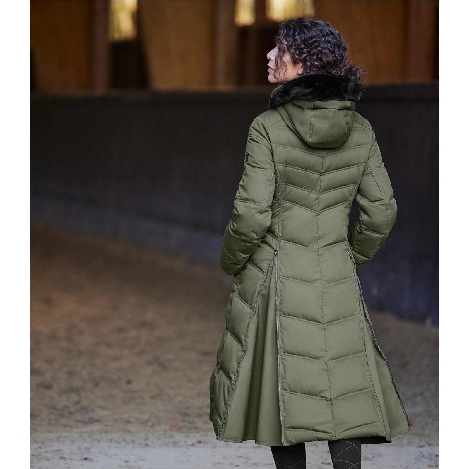 Damen Reitmantel SAPHIRA olive