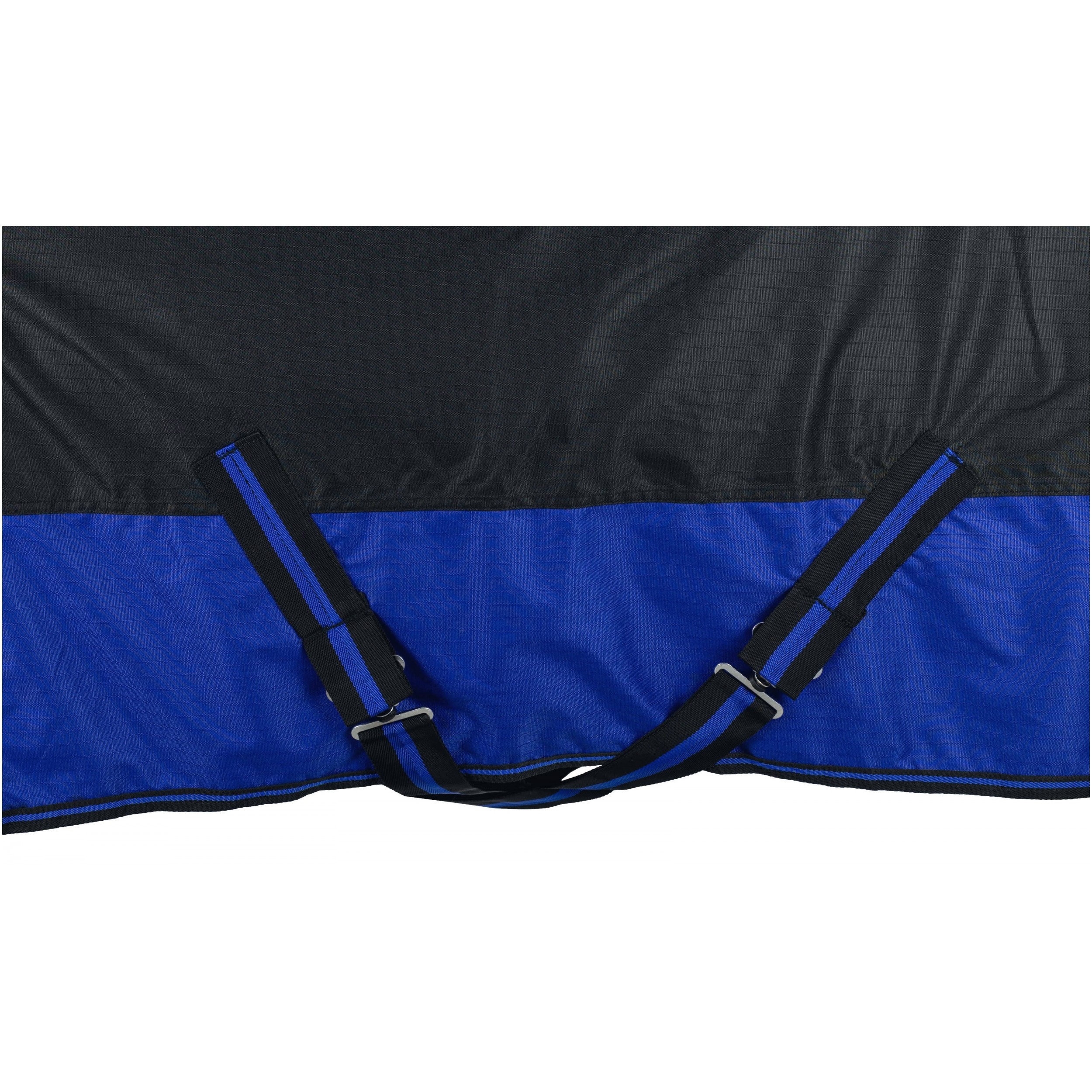 Winterdecke Full Neck 100g Füllung 600D BASICLINE schwarz/royalblau - Posten