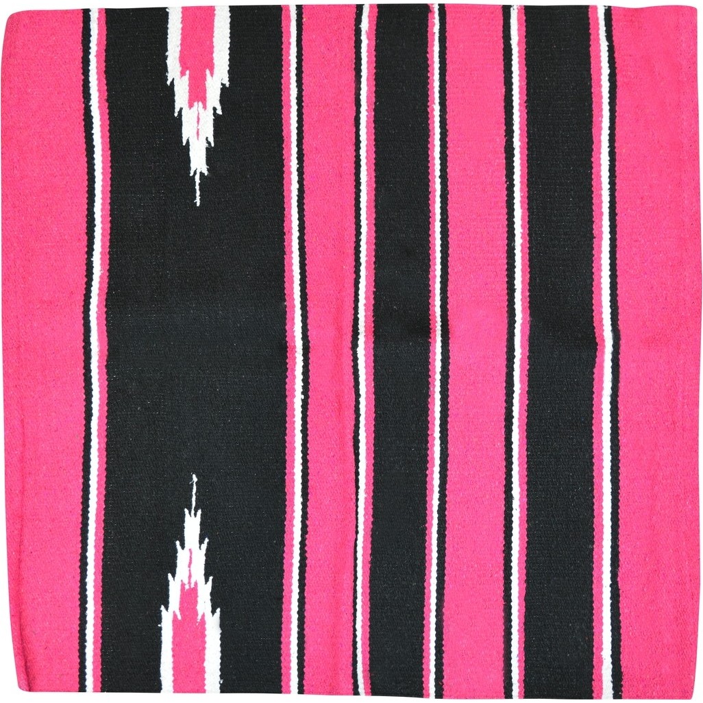 Satteldecke NAVAJO rosa/schwarz/weiß