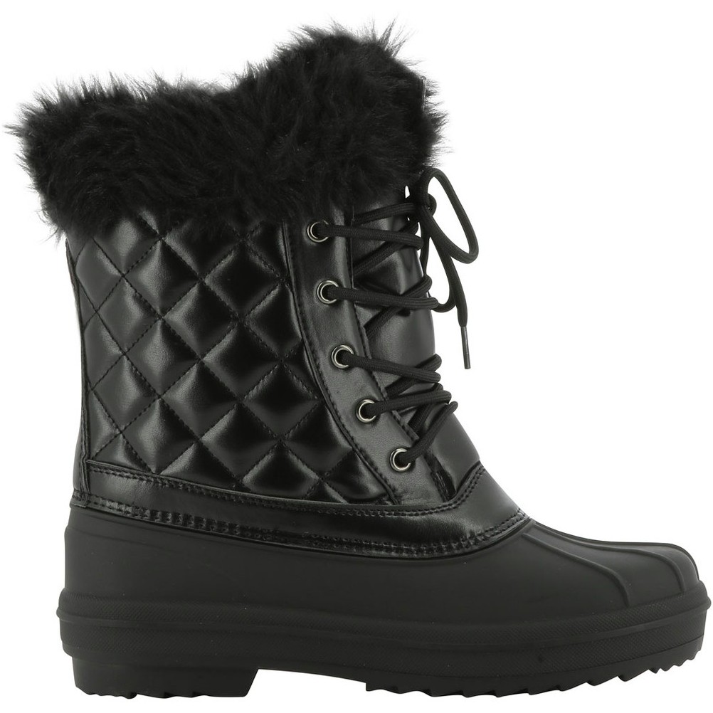 Winter Damen Stiefeletten JE T'AIME schwarz