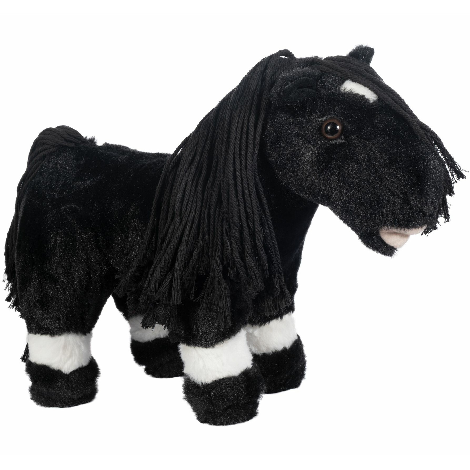 Kuscheltier Cuddle Pony TONY schwarz