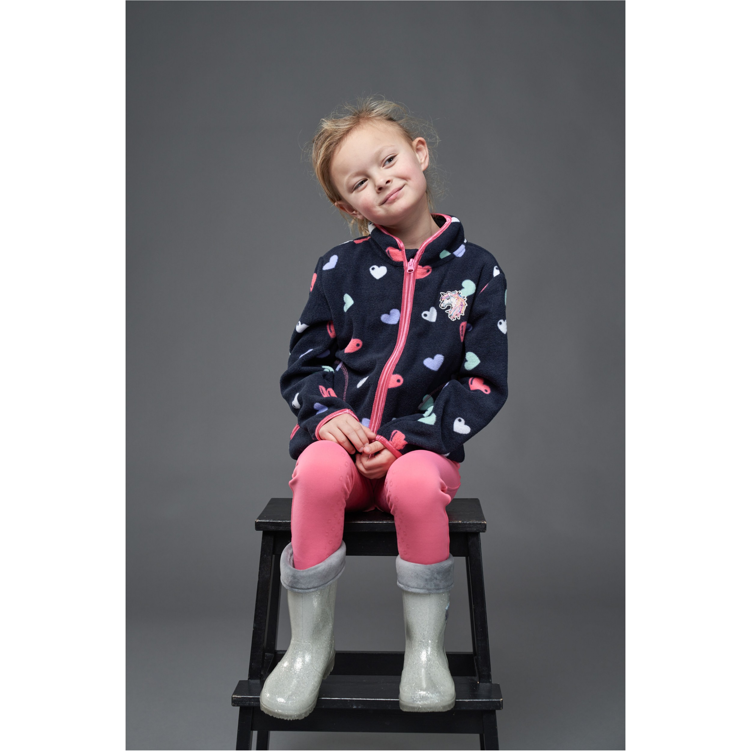 Kinder Fleecejacke HANNAH navy