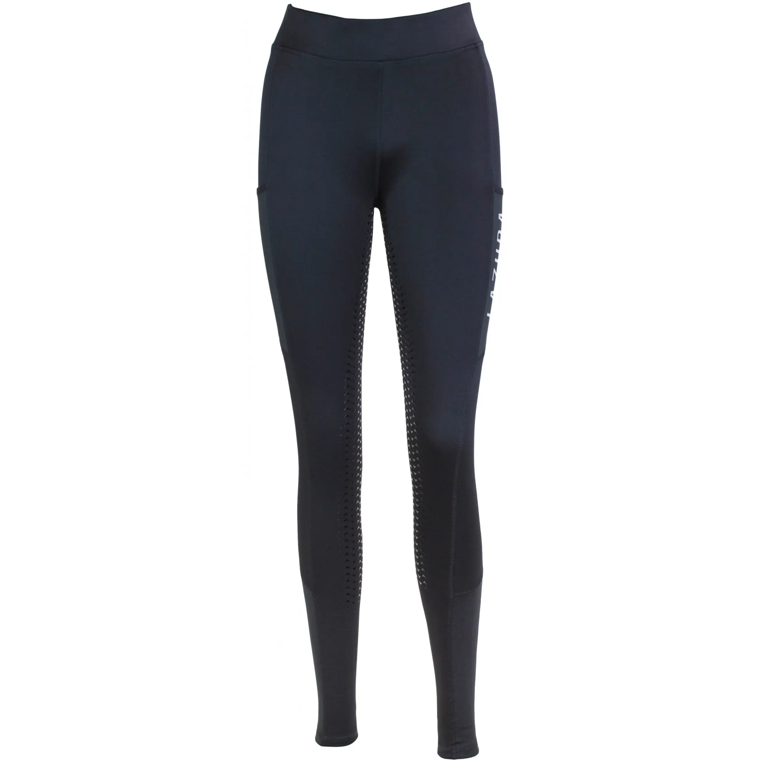 Winter Damen Reitleggings Silikon Vollbesatz EMILIA schwarz