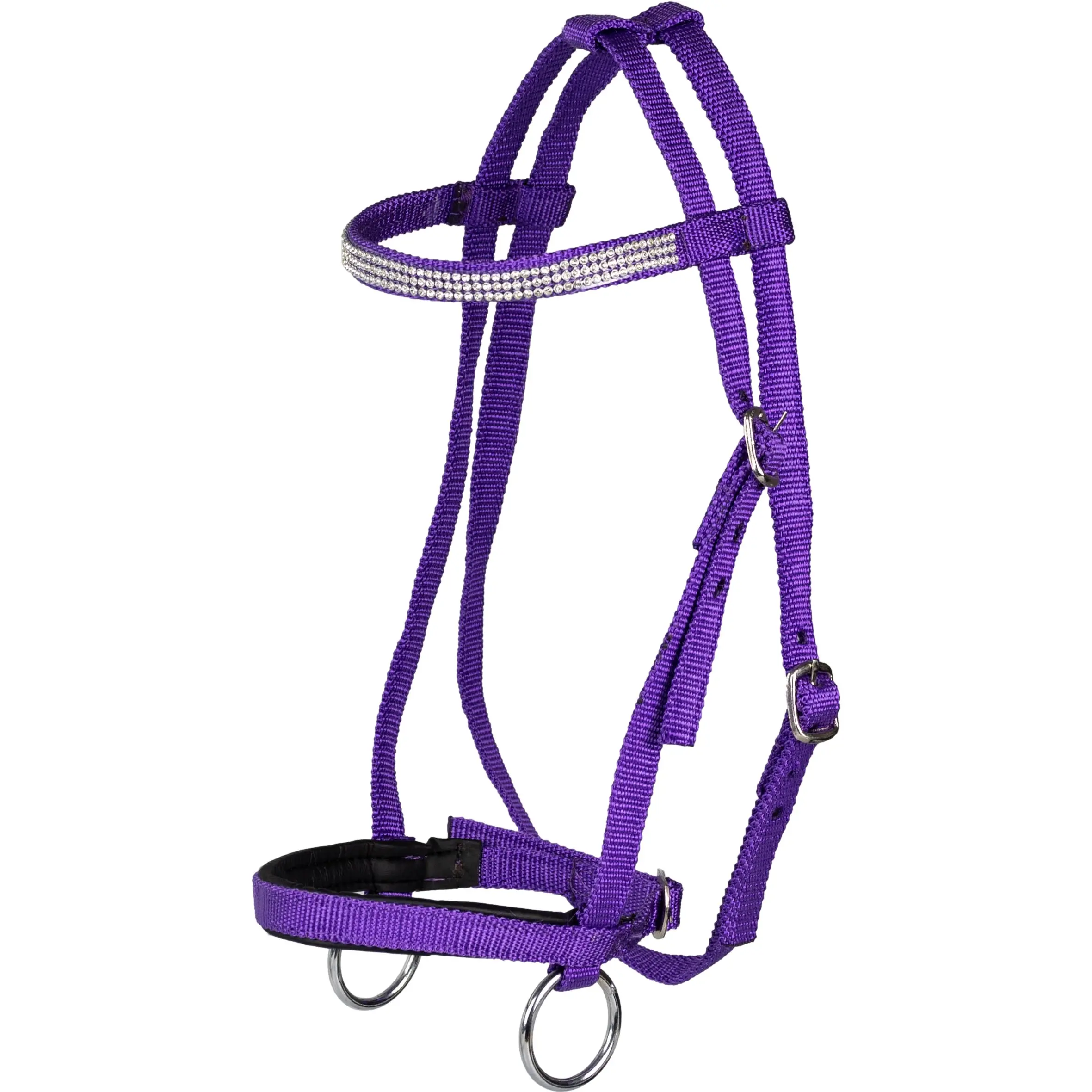 Shettysattel-Set mit Trense ADVANCED violett 12"