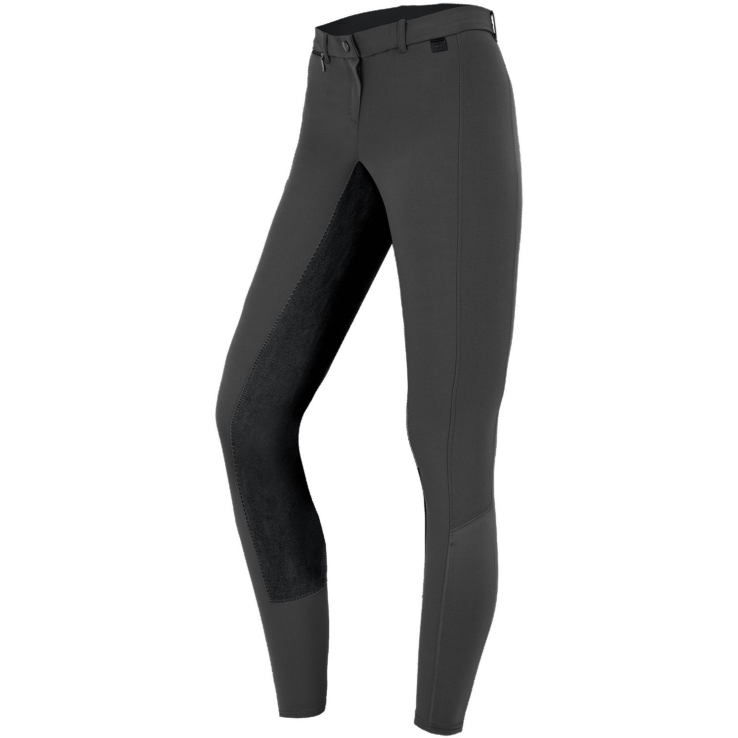 Damen Reithose Vollbesatz MICRO SPORT asphalt/schwarz