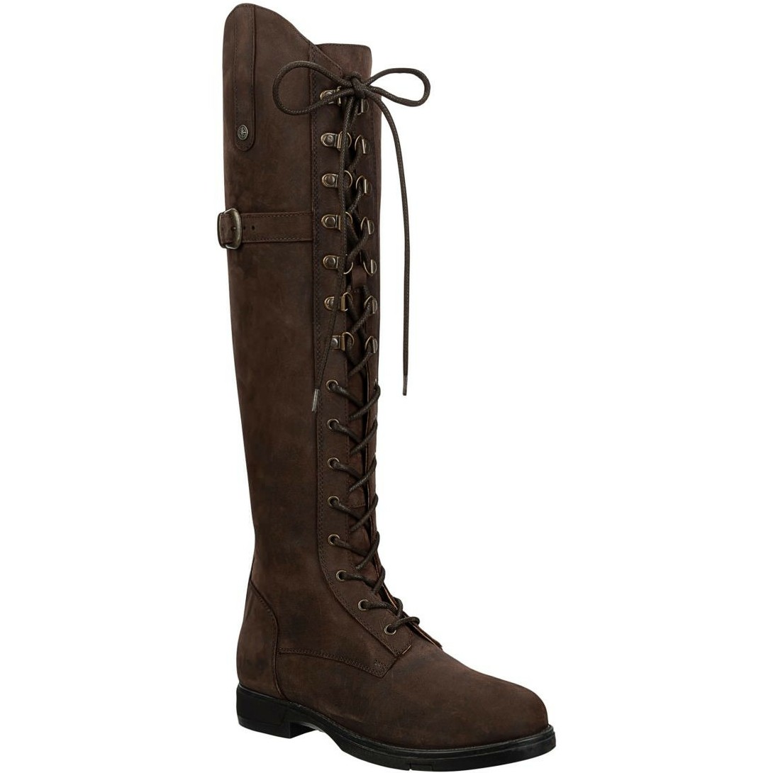 Winter Damen Reitstiefel LONGFORD Echtleder waxy brown