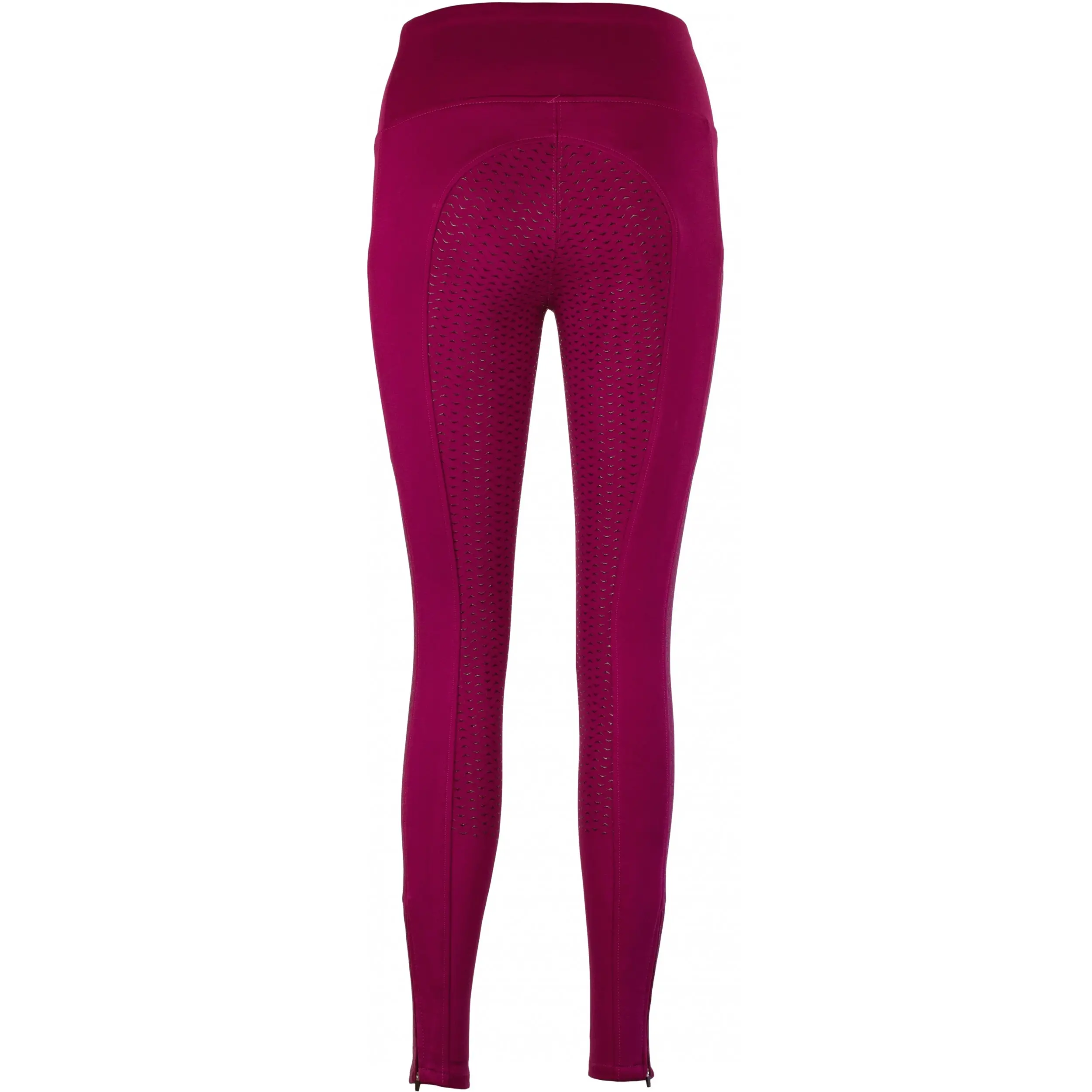 Damen Reitleggings Silikon Vollbesatz DIANA cranberry