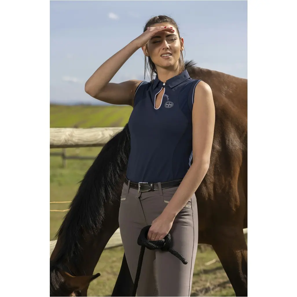 Damen Poloshirt SARAH marineblau