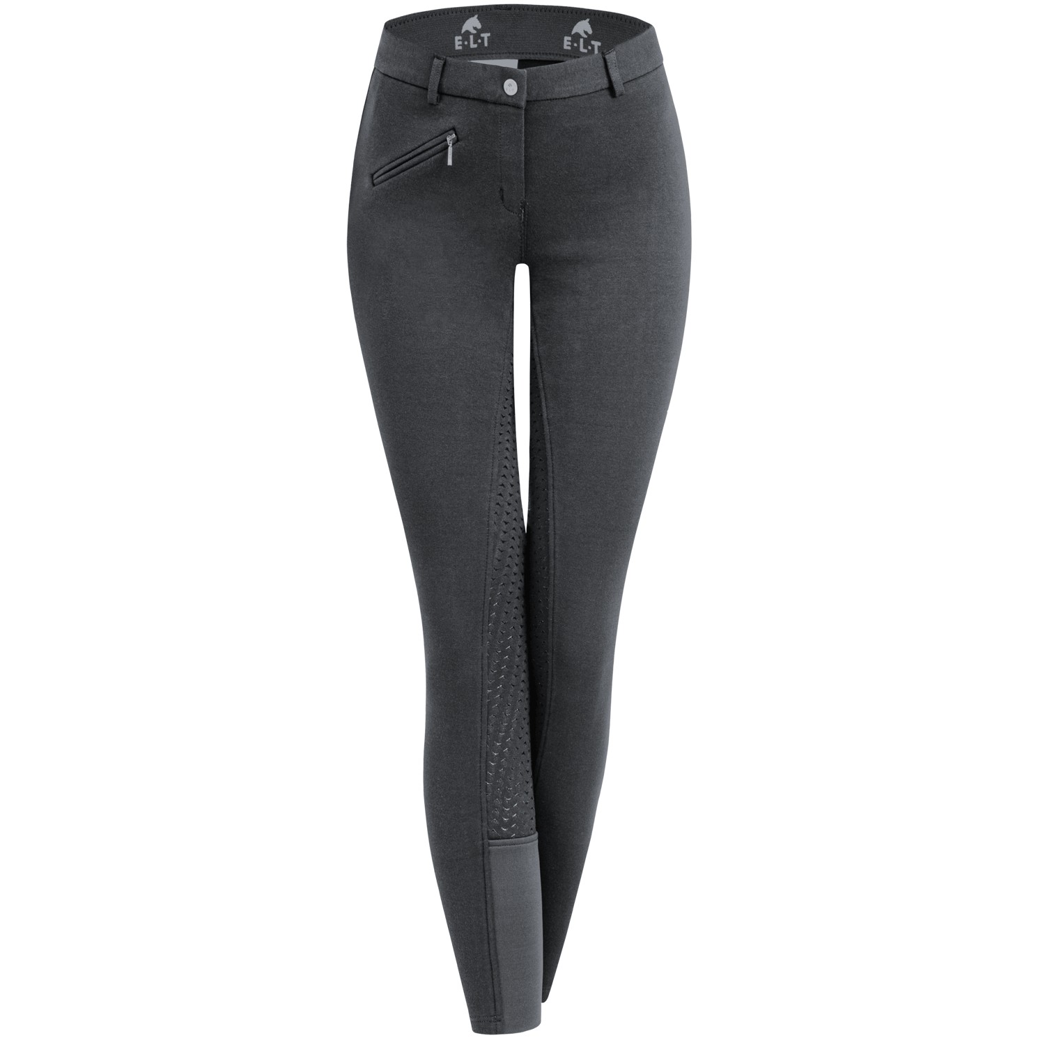 Damen Reithose Silikon Vollbesatz EASY START asphalt