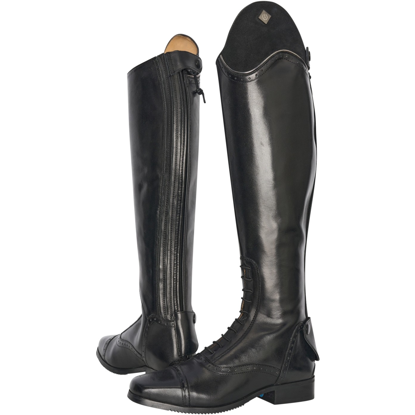 Damen Reitstiefel IRHOlania Echtleder schwarz