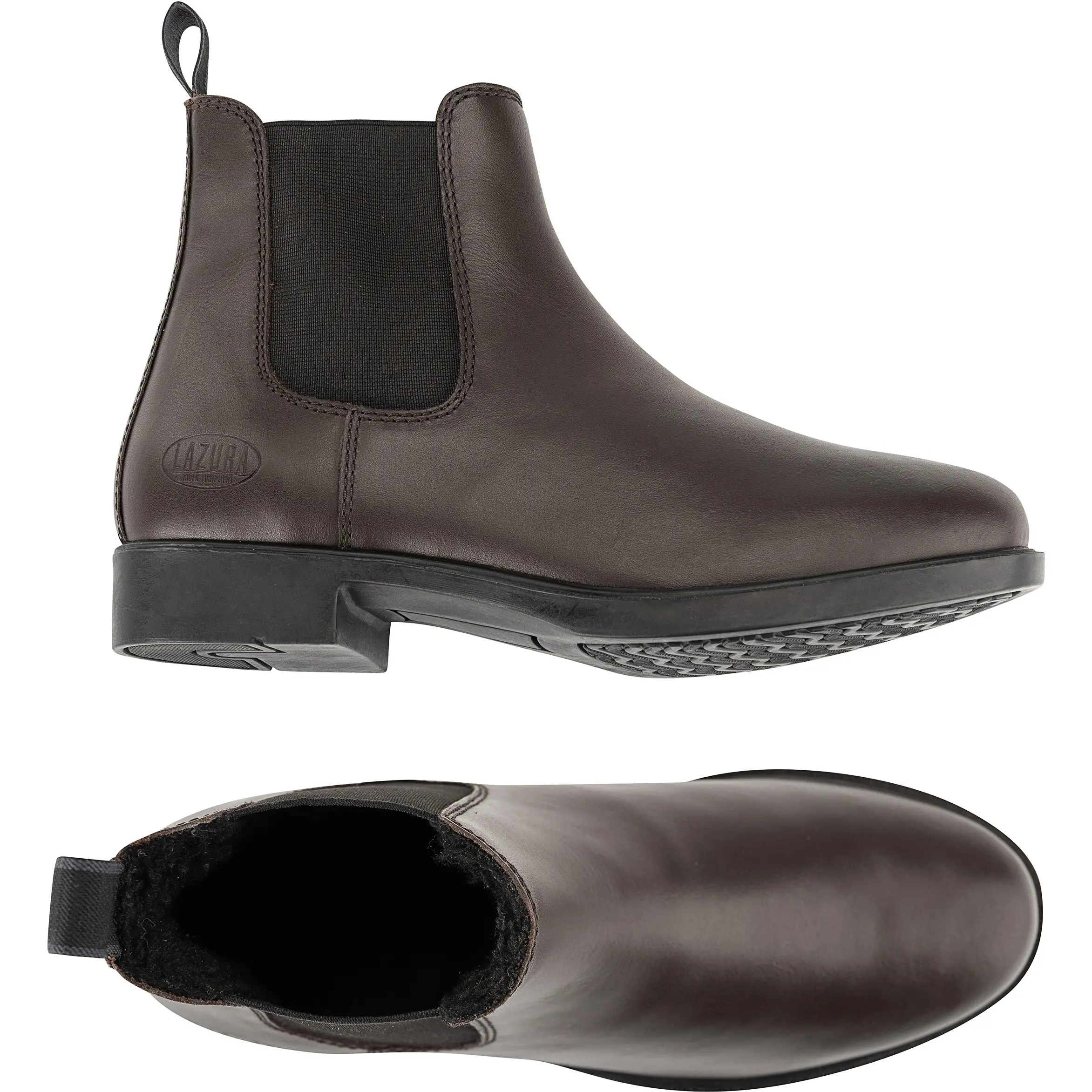 Winter Jodhpur Reitstiefeletten CLASSIC Echtleder braun