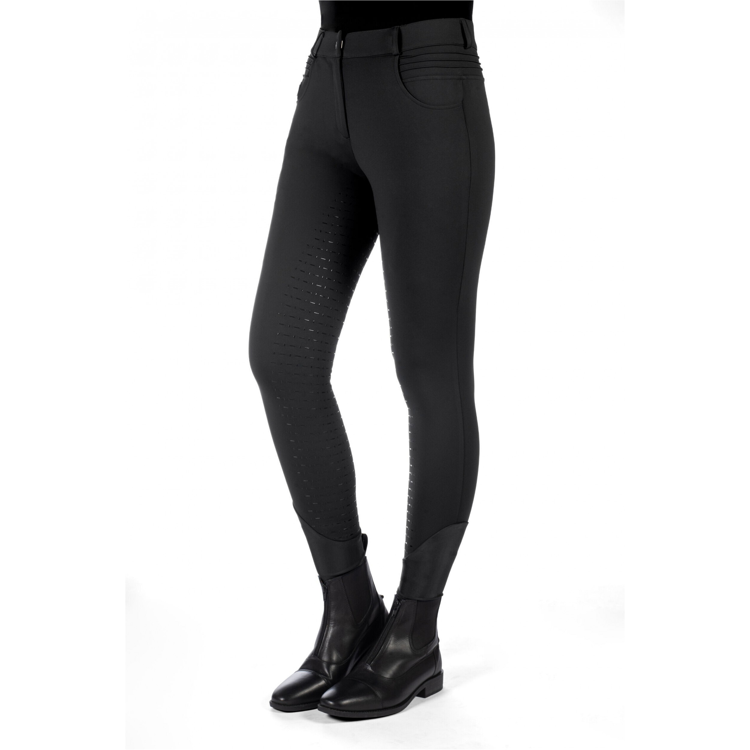 Winter Damen Heizreithose Silikon Vollbesatz COMFORT STYLE schwarz