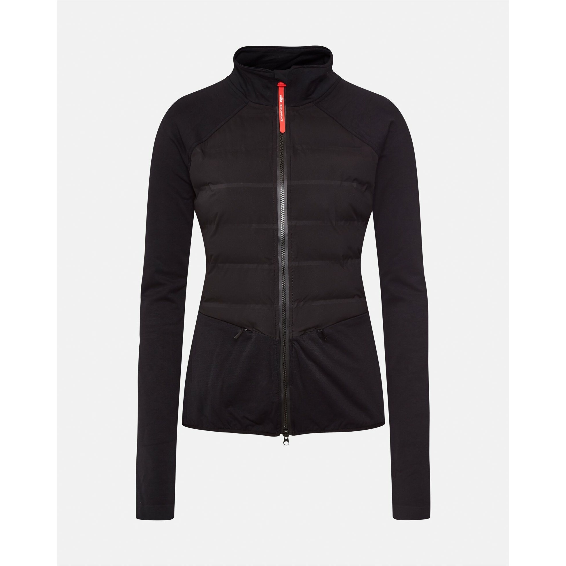 Damen Reitjacke HYBRID JERSEY schwarz