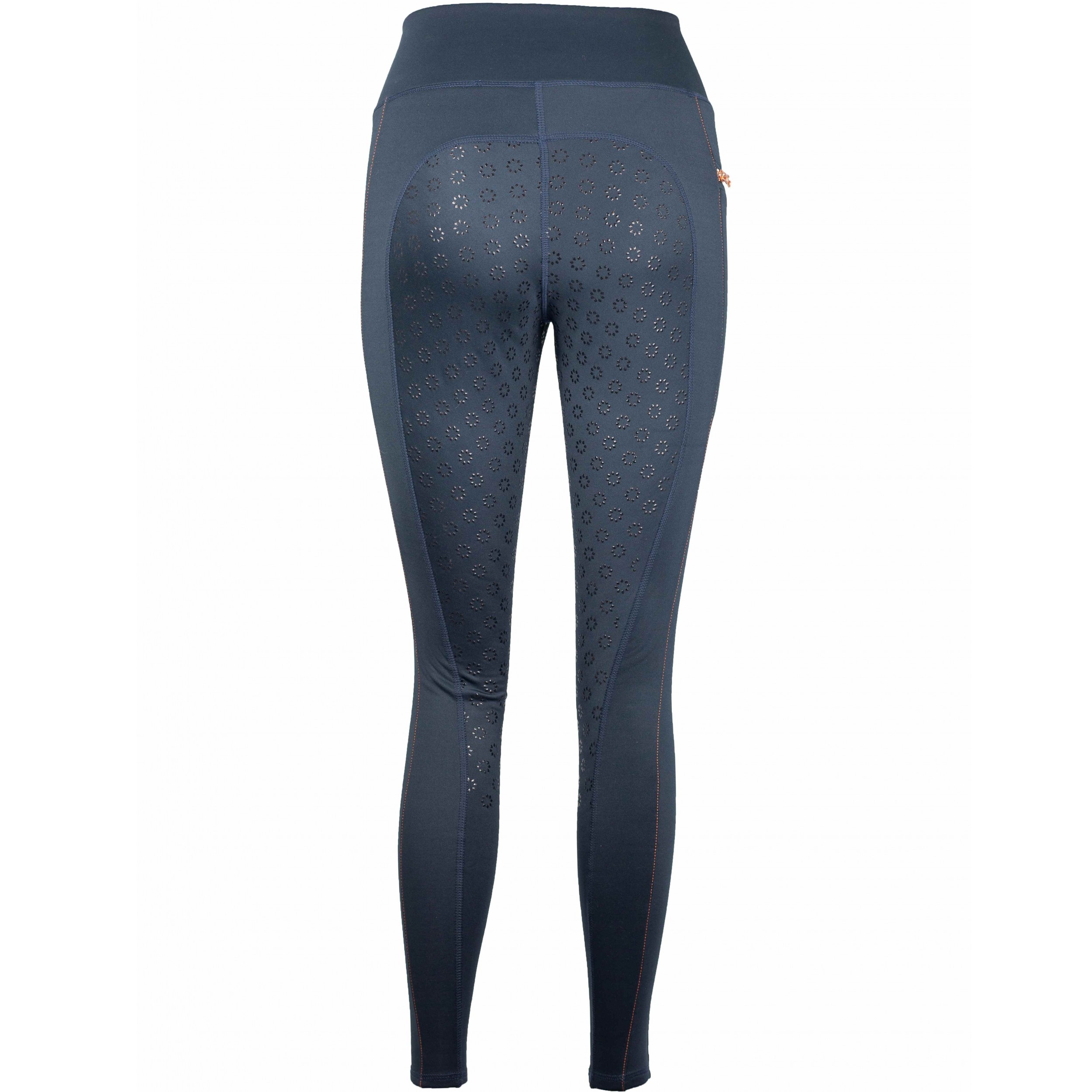 Winter Kinder Reitleggings Silikon Vollbesatz LISA marine