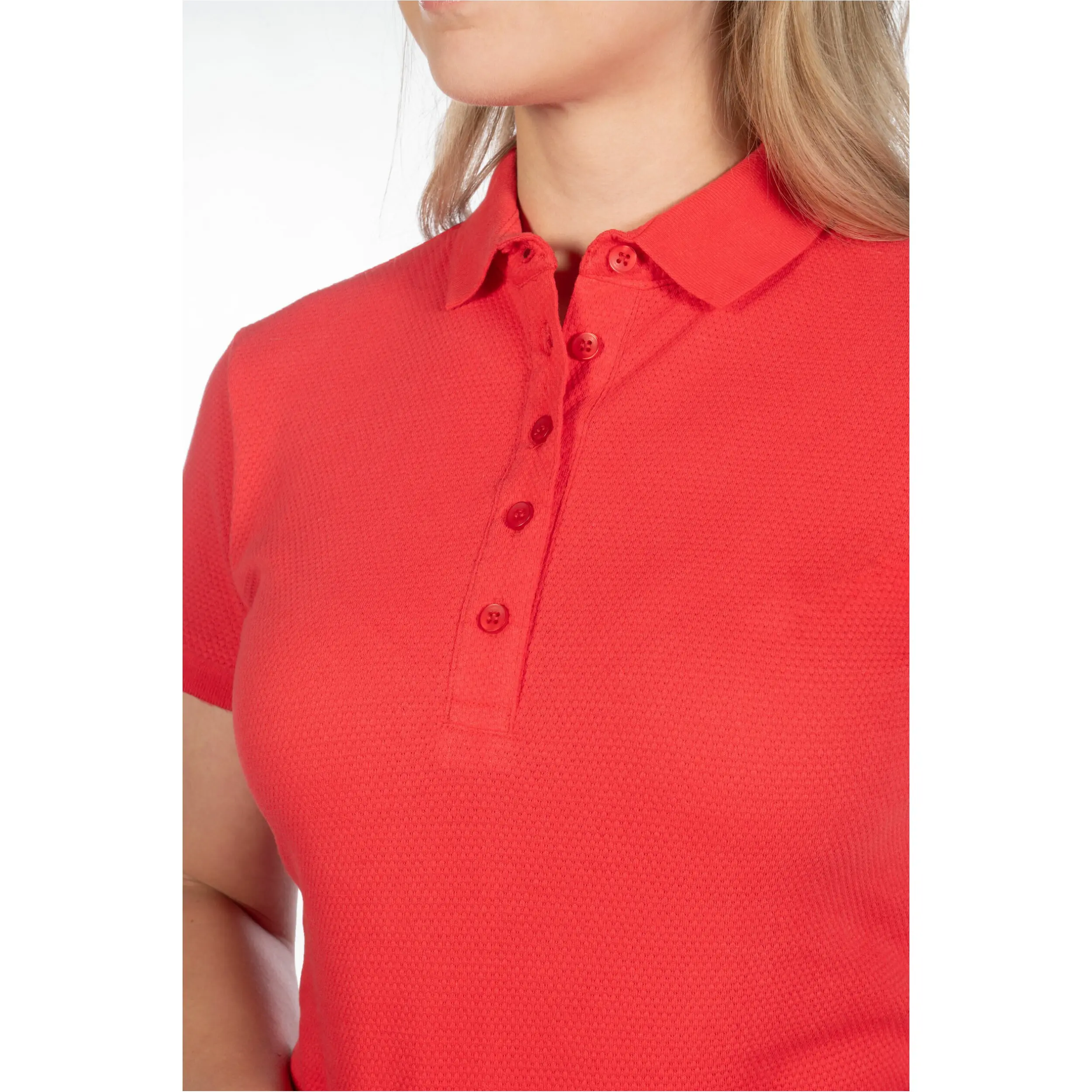 Damen Poloshirt ELISA rot