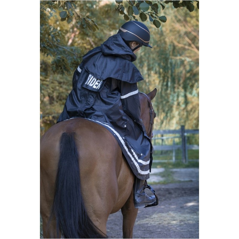 Regenmantel RIDERCOAT schwarz