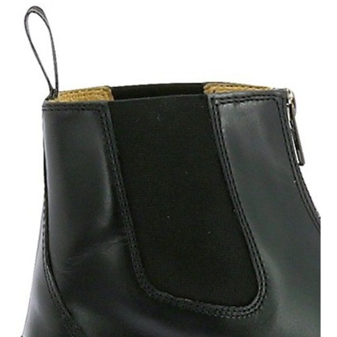 Reitstiefeletten ZIP Leder schwarz