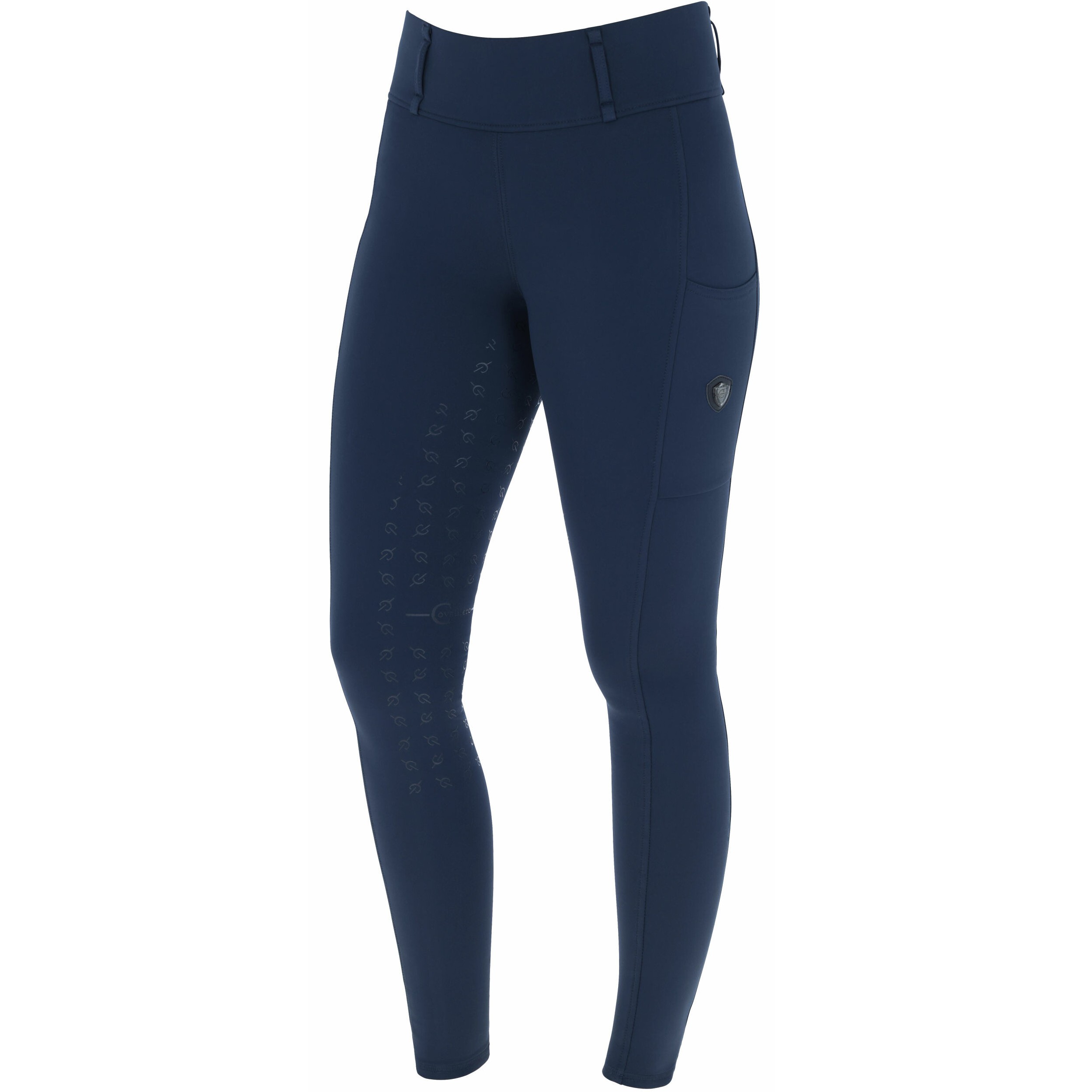 Damen Reitleggings Silikon Vollbesatz H/W24 dark navy