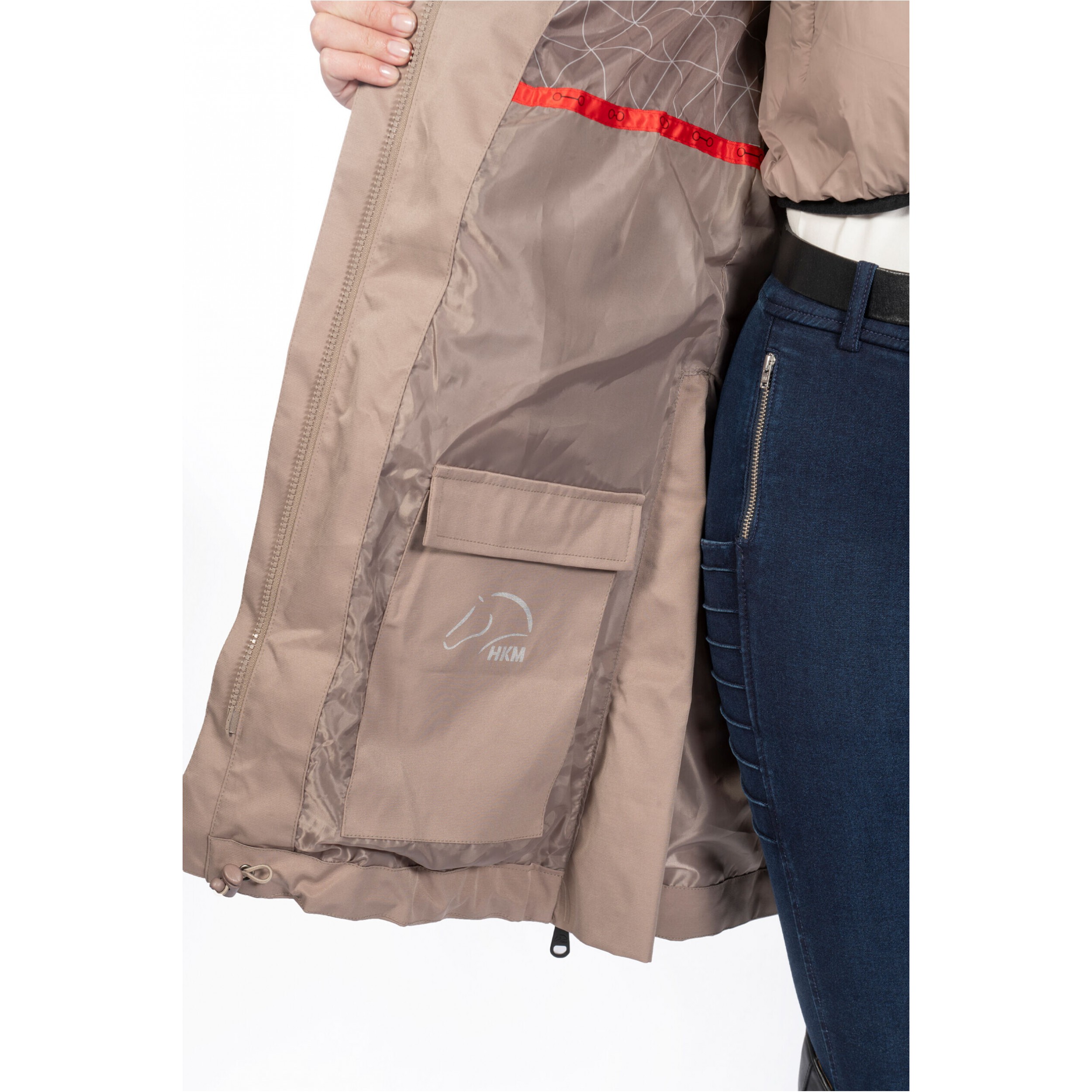 Damen Parka 2 in 1 ALPINE taupe