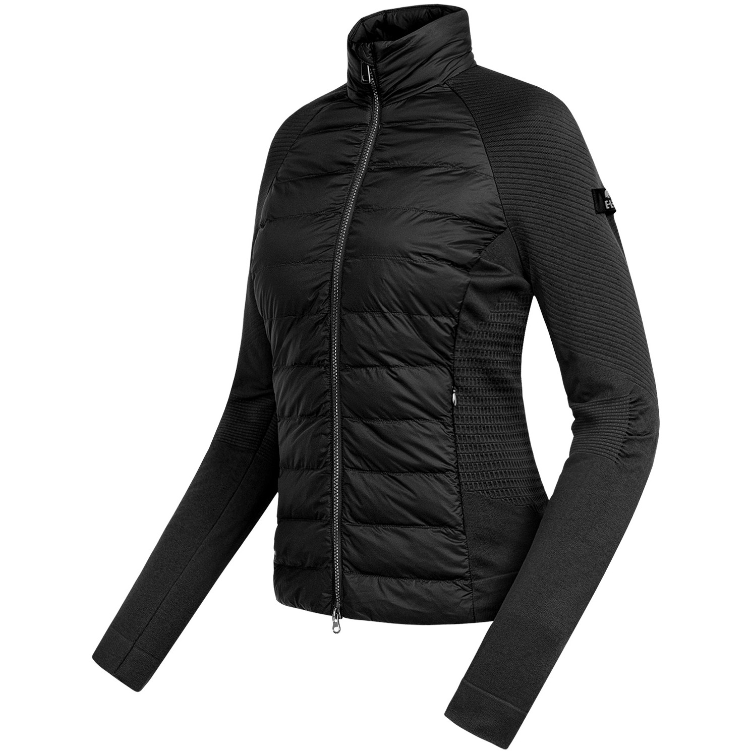 Damen Hybrid Steppjacke OREGON schwarz