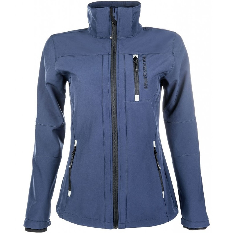 Kinder Reitjacke SPORT Softshell dunkelblau