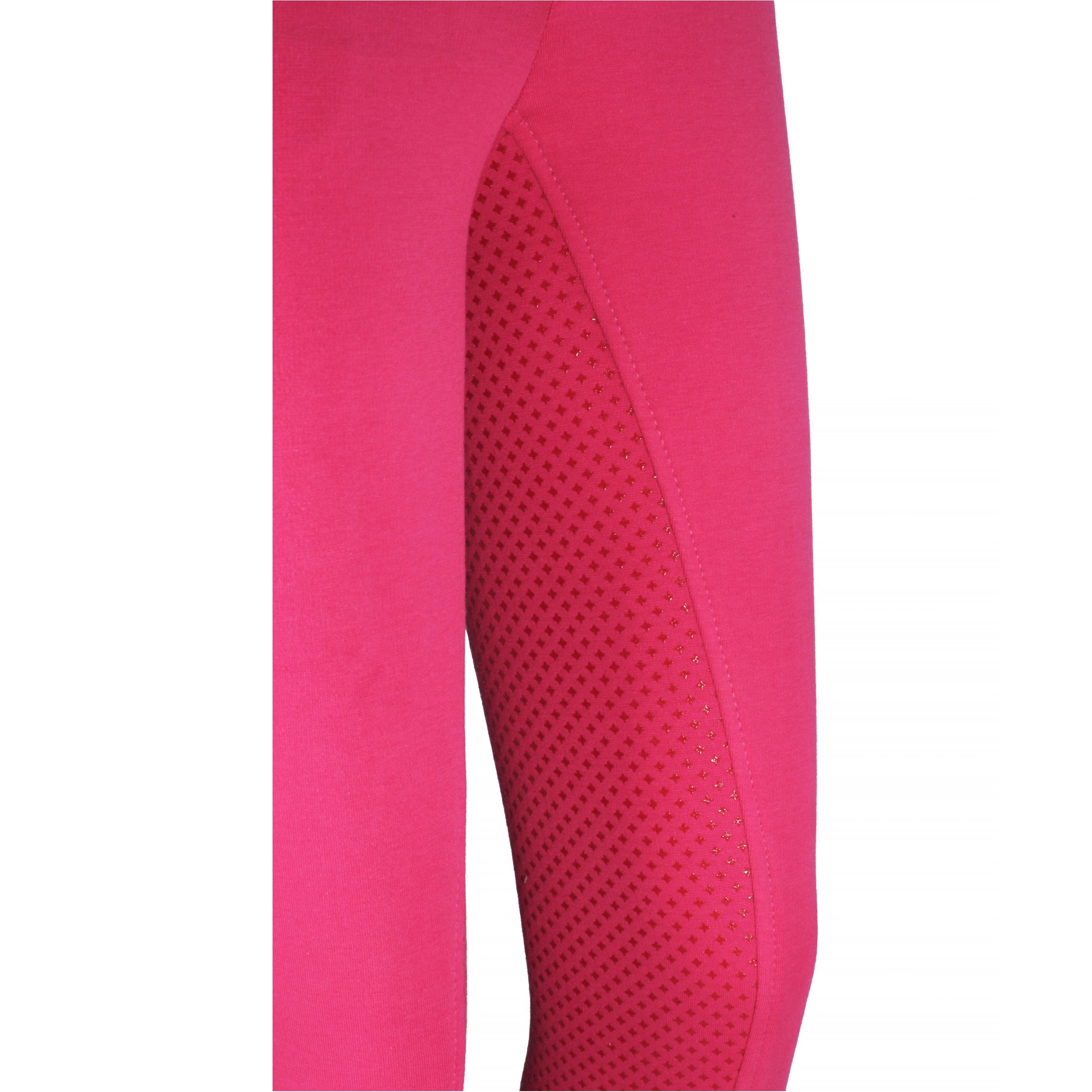 Kinder Reithose Silikon Vollbesatz Flex BASICLINE pink