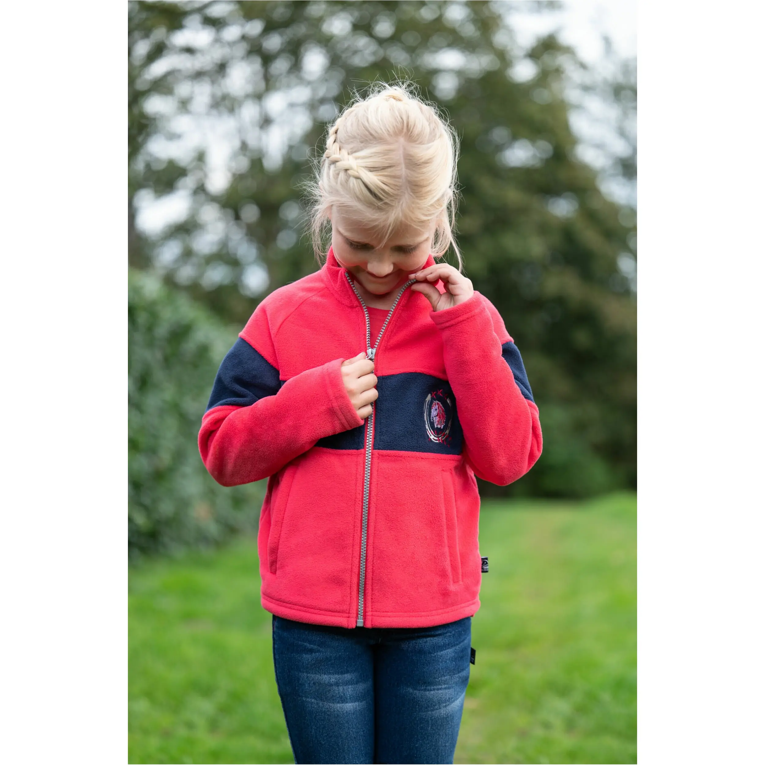 Kinder Fleecejacke AYMEE pink