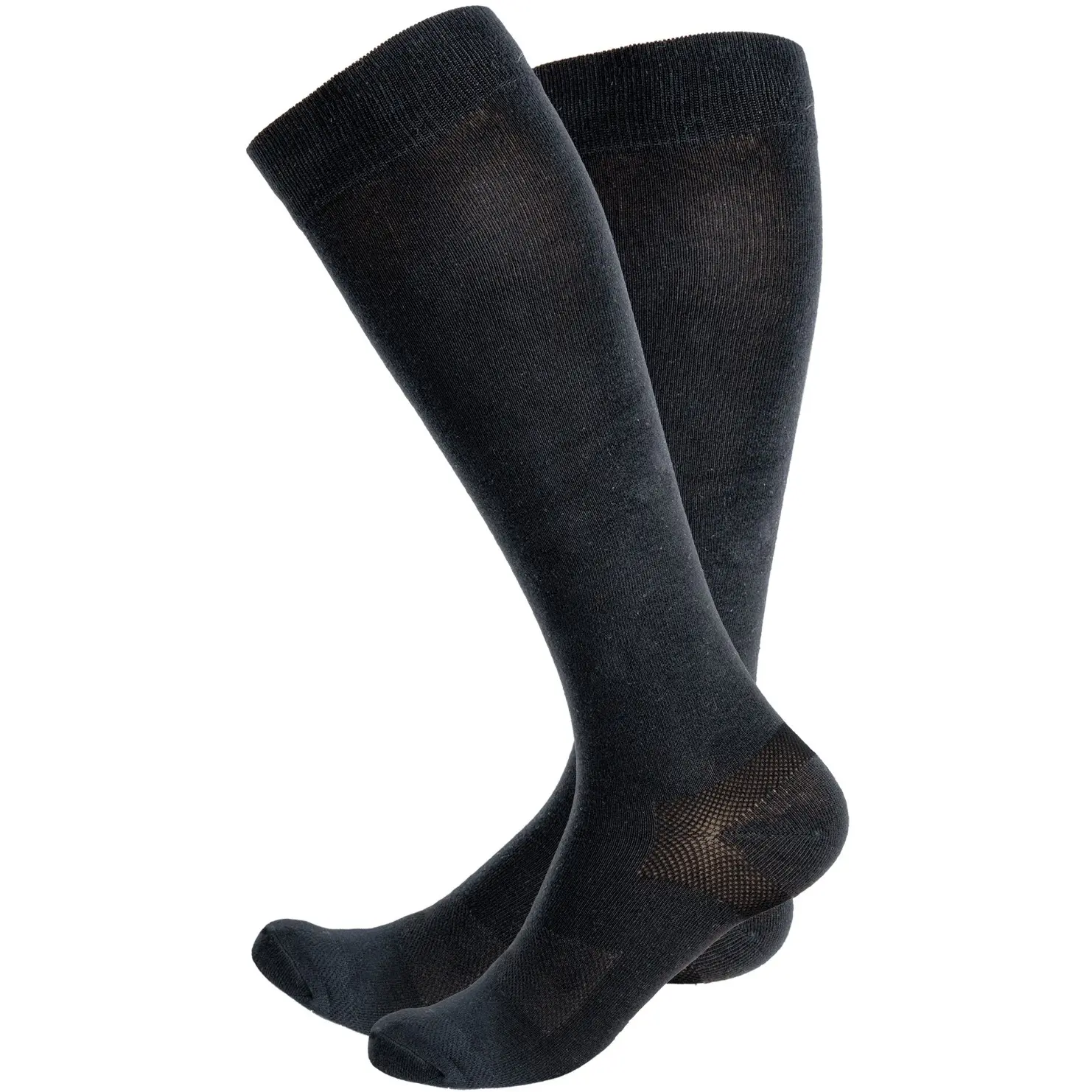 Reitsocken (2er Set) BAMBOO schwarz/tiefblau