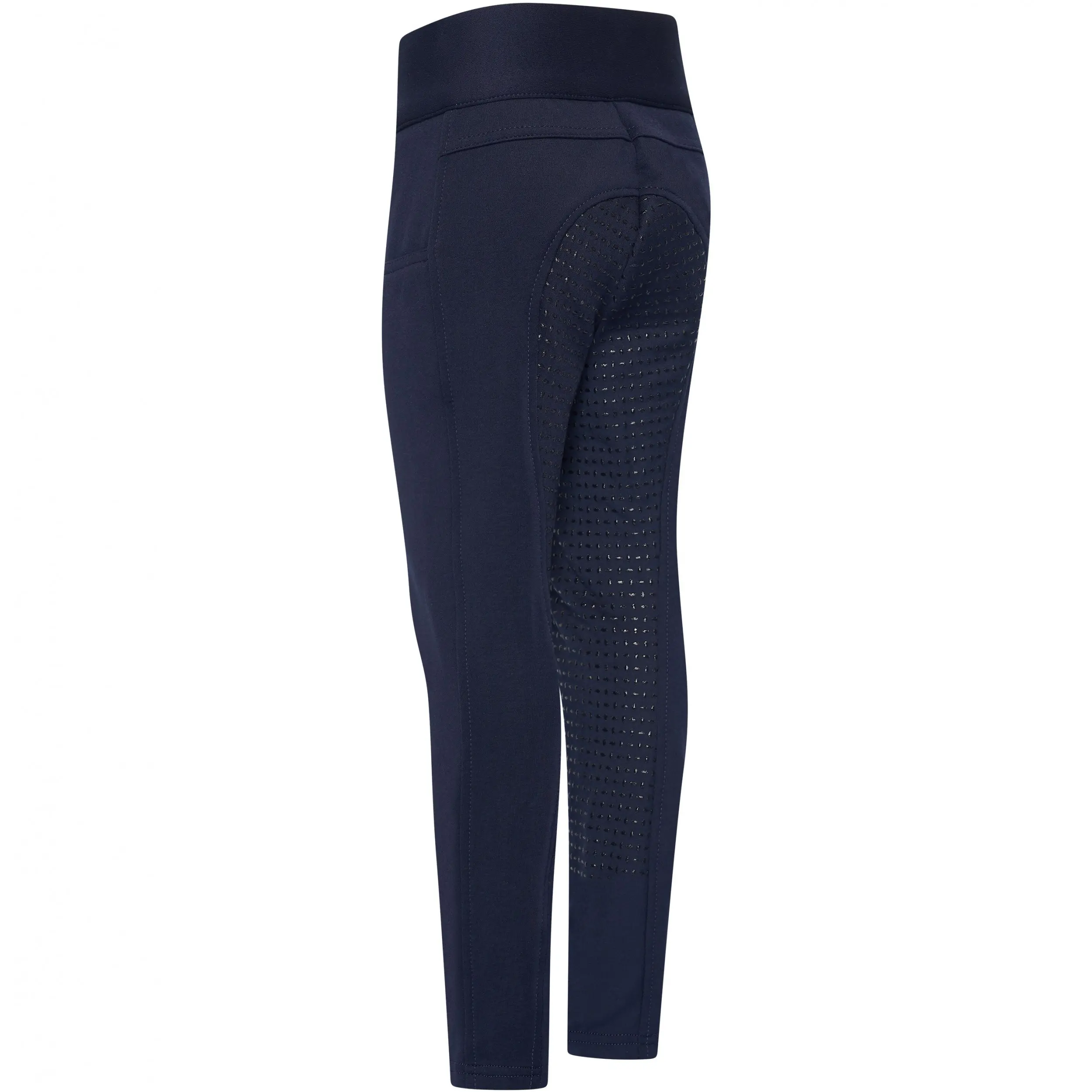 Kinder Reitleggings Silikon Vollbesatz IRHTessy navy