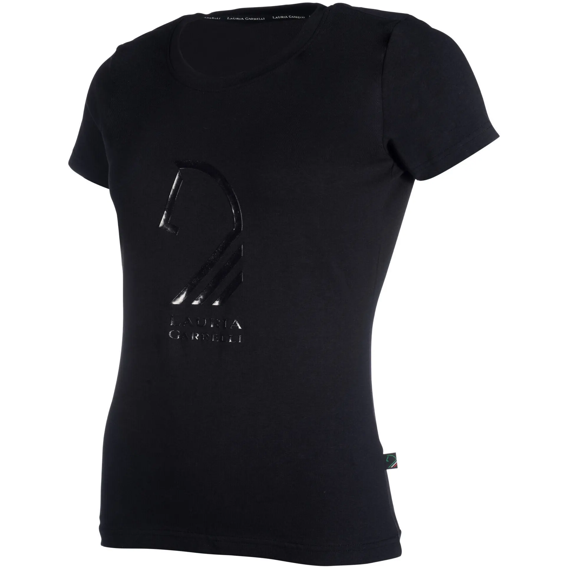 Damen T-Shirt LIVIGNO HORSE HEAD schwarz