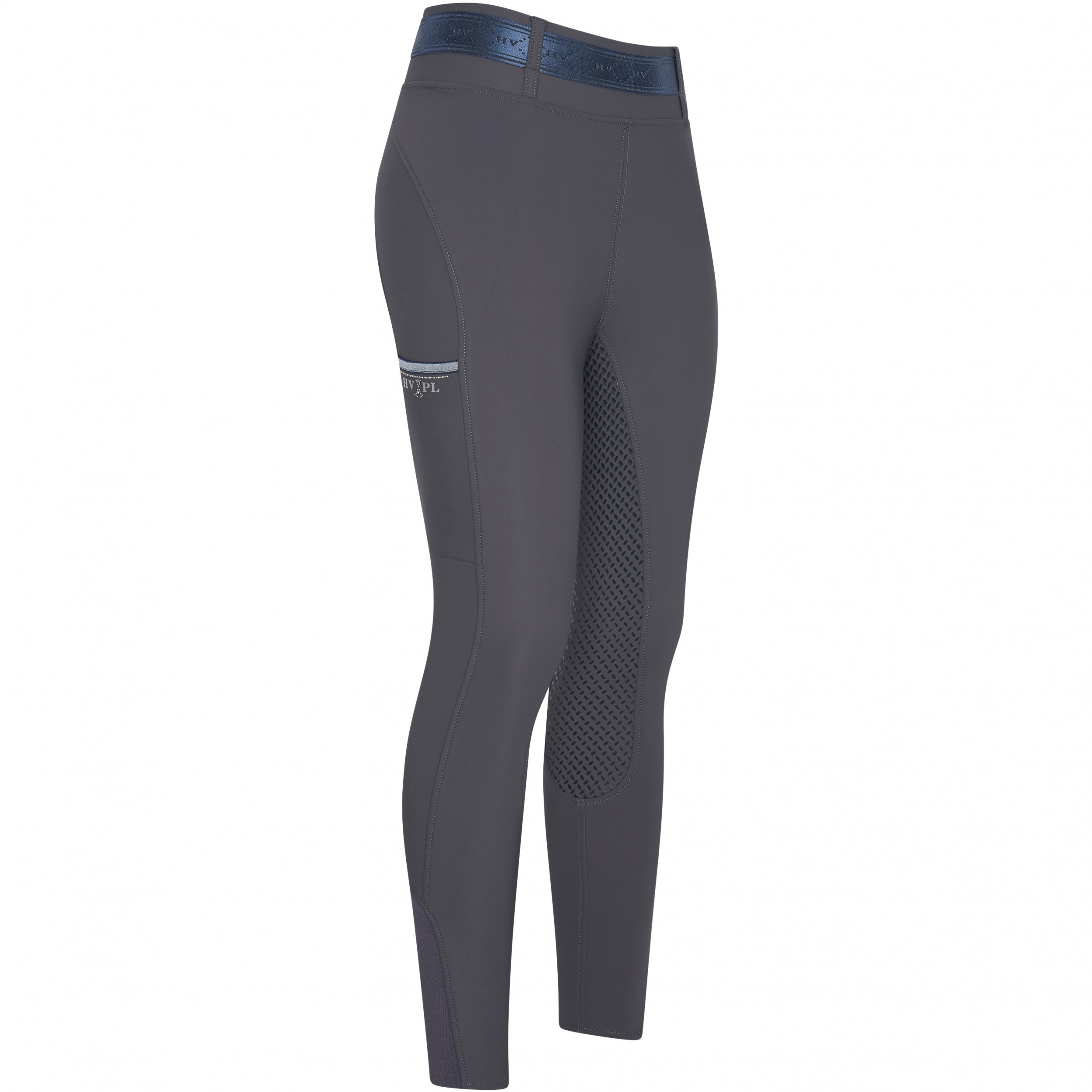 Damen Reitleggings Silikon Vollbesatz HVPClarissa navy