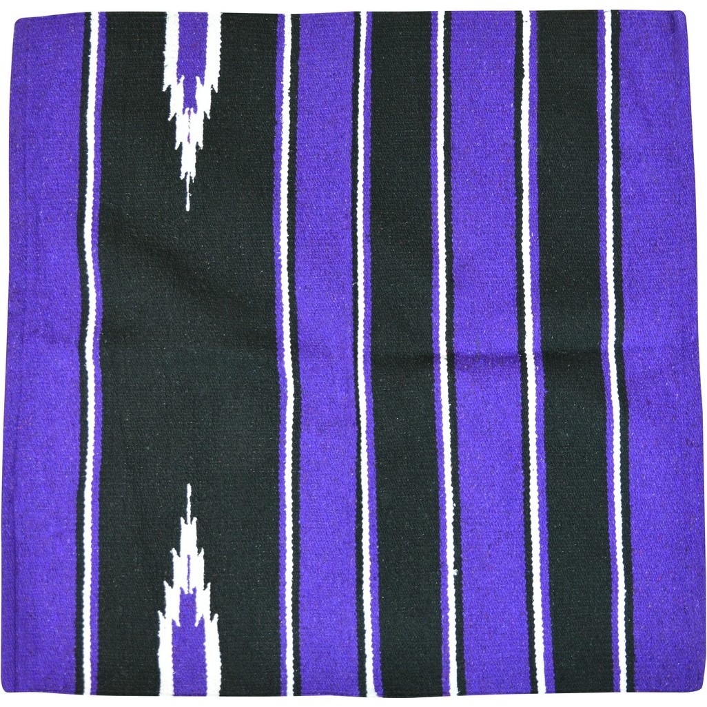 Satteldecke NAVAJO violett/schwarz/weiß