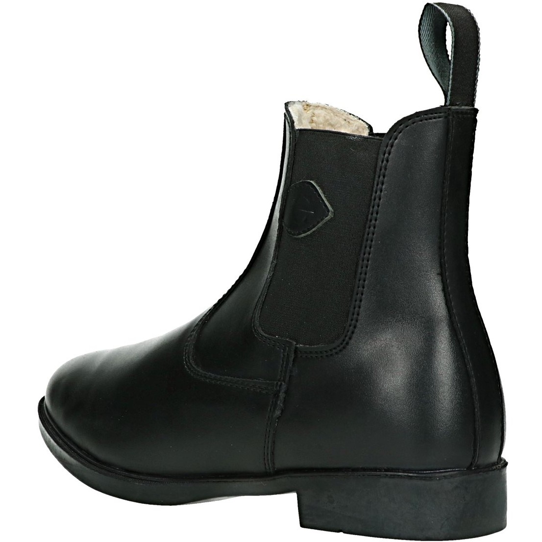 Winter Jodhpur Reitstiefelette OSLO Kunstleder schwarz