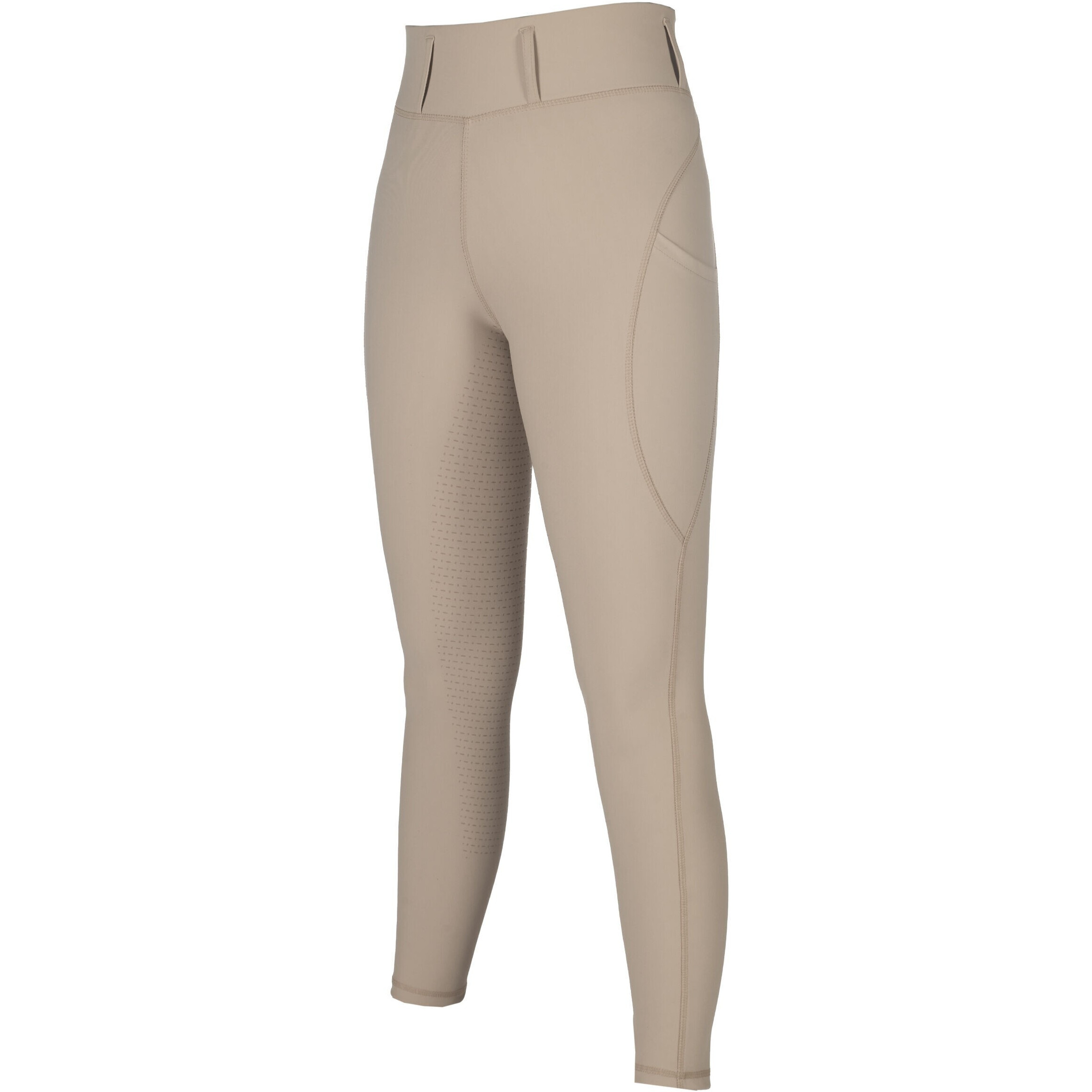 Kinder Reitleggings Silikon Vollbesatz JIL HIGH WAIST beige