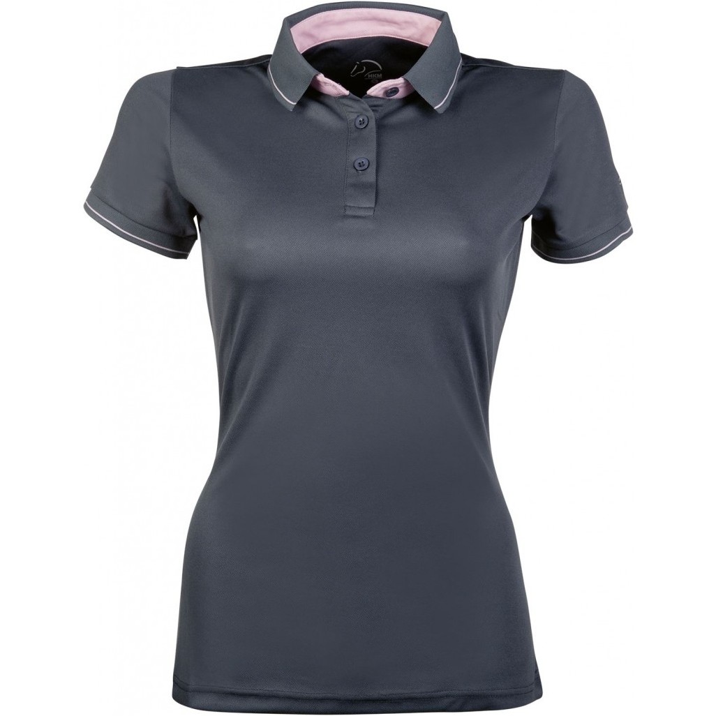 Damen Poloshirt CLASSICO dunkelgrau