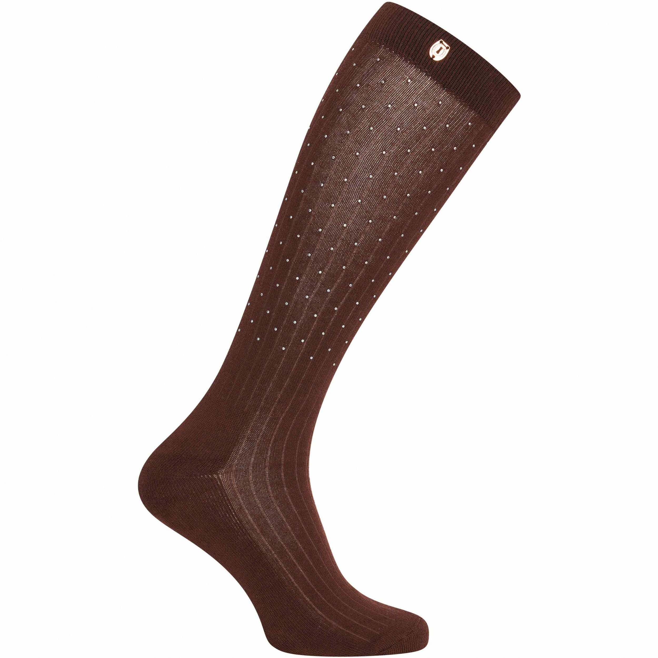 Damen Reitsocken IRHTwinkle Star braun