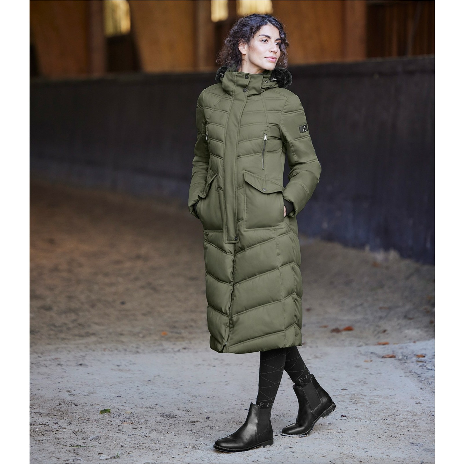 Damen Reitmantel SAPHIRA olive