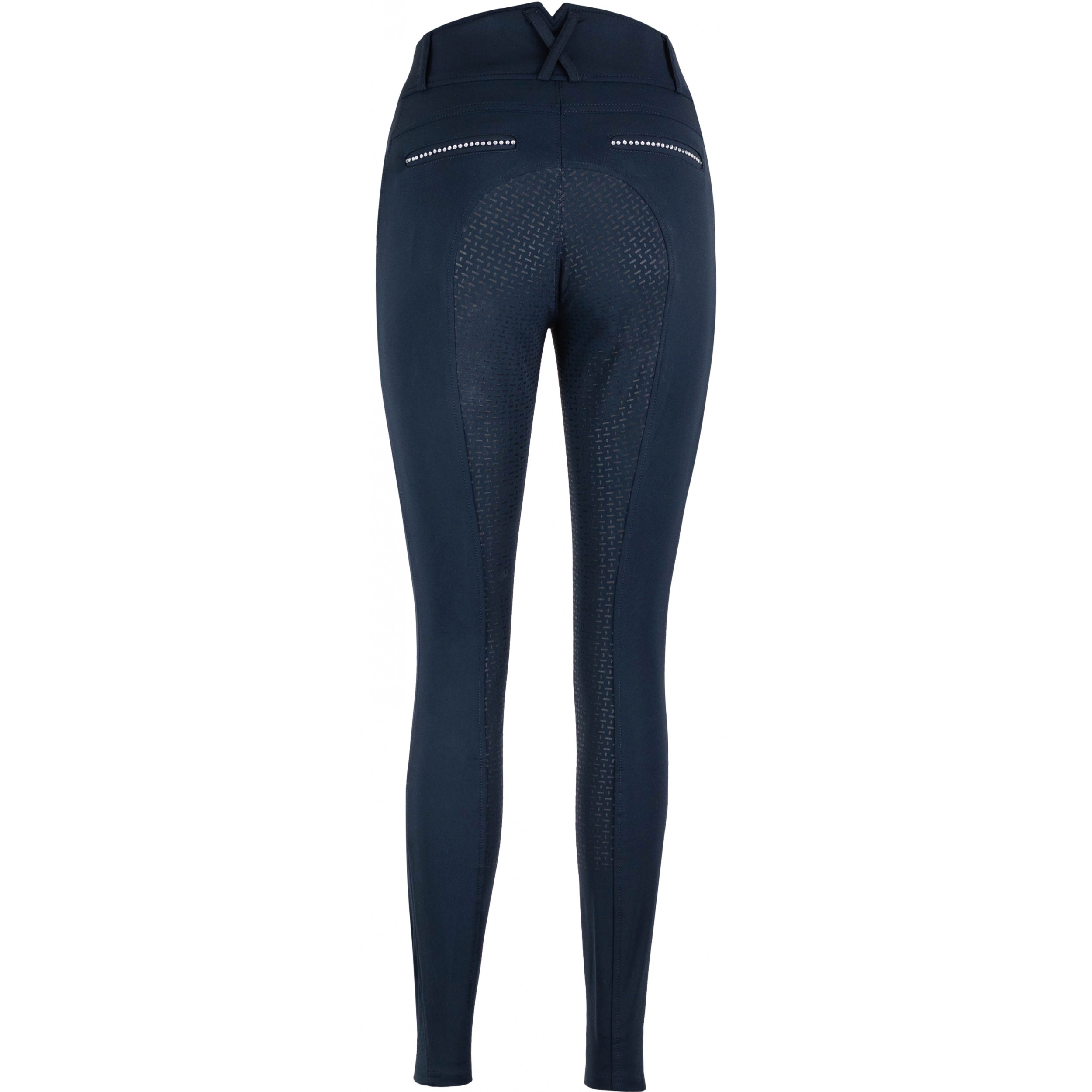 Damen Reithose Silikon Vollbesatz BREEZE dunkelblau 