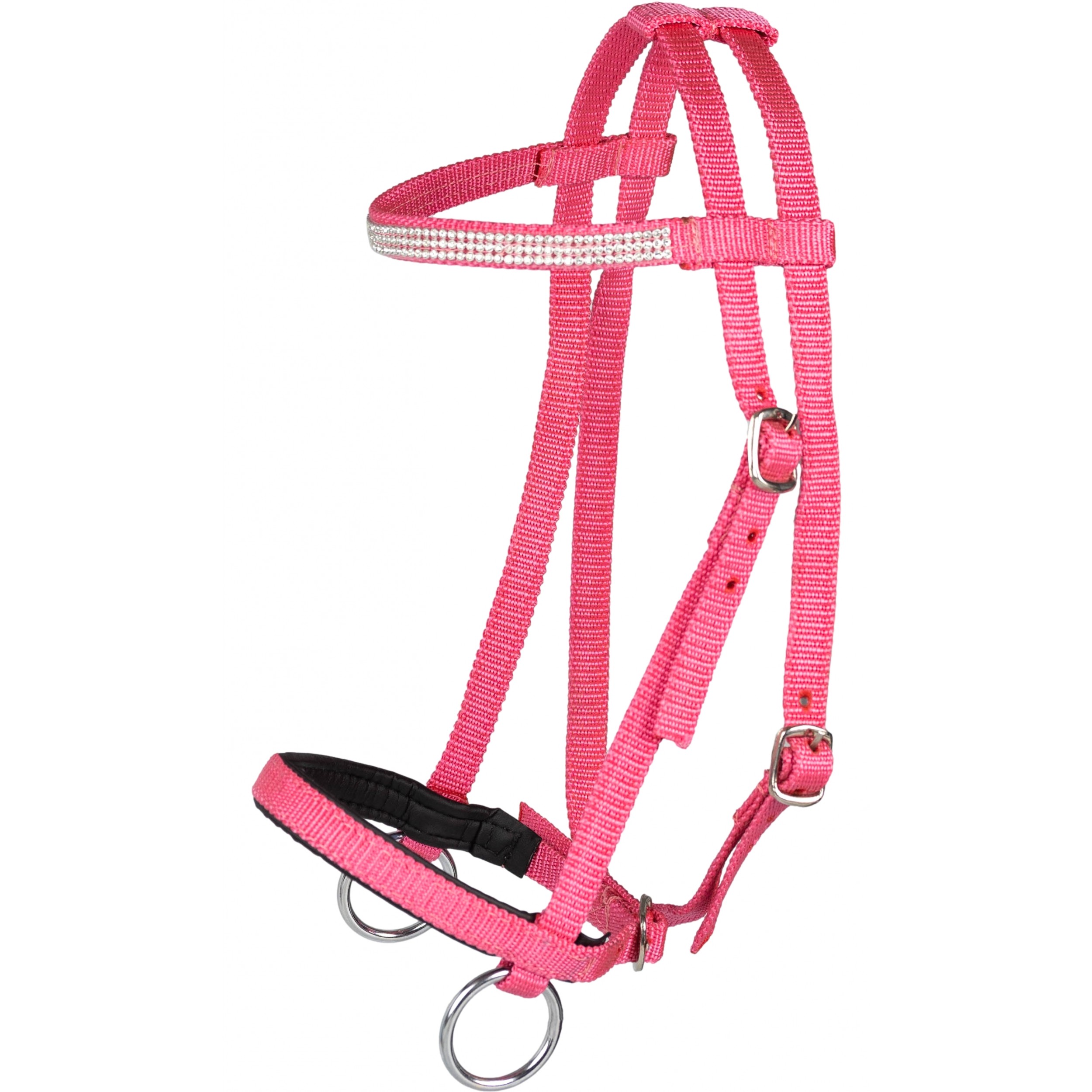 Shettysattel-Set mit Trense ADVANCED pink 12"