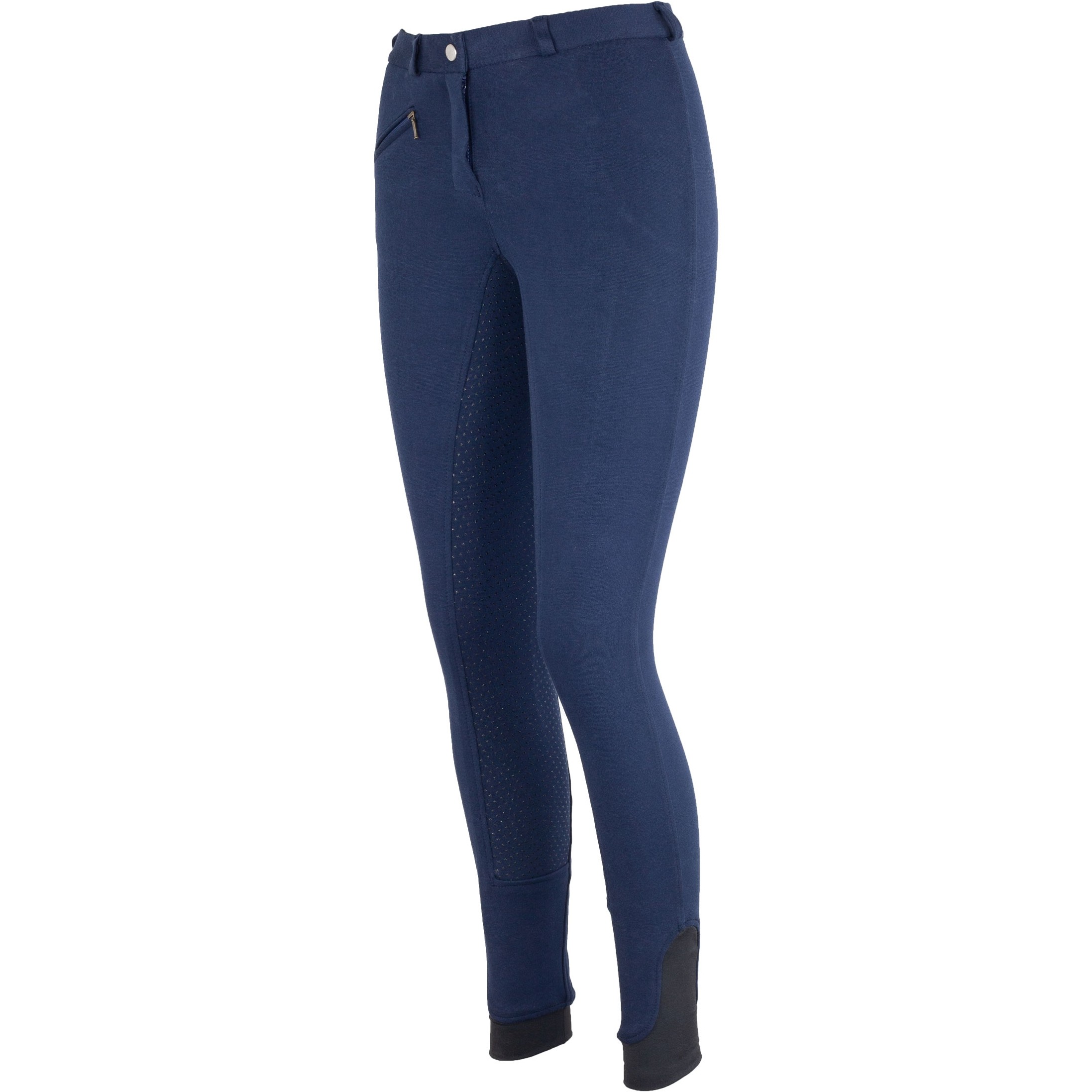 Damen Reithose Silikon Vollbesatz Flex BASICLINE dunkelblau