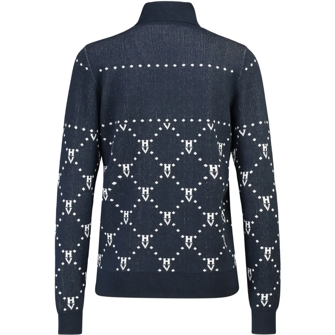 Damen Pullover Jacquard HVPCecile navy