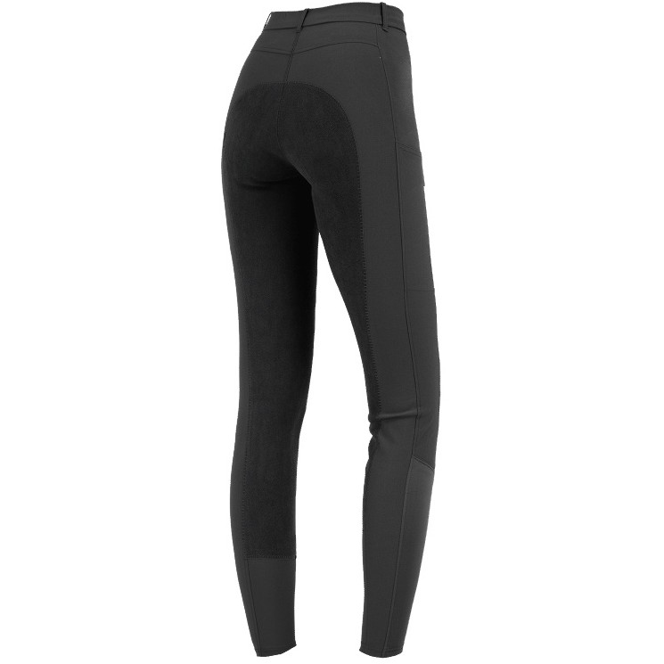 Damen Reithose Vollbesatz MICRO SPORT asphalt/schwarz