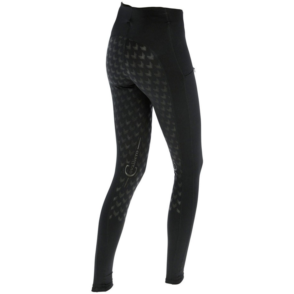 Damen Reitleggings Silikon Vollbesatz EQUONA schwarz