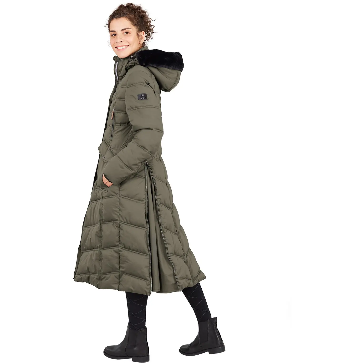 Damen Reitmantel SAPHIRA olive