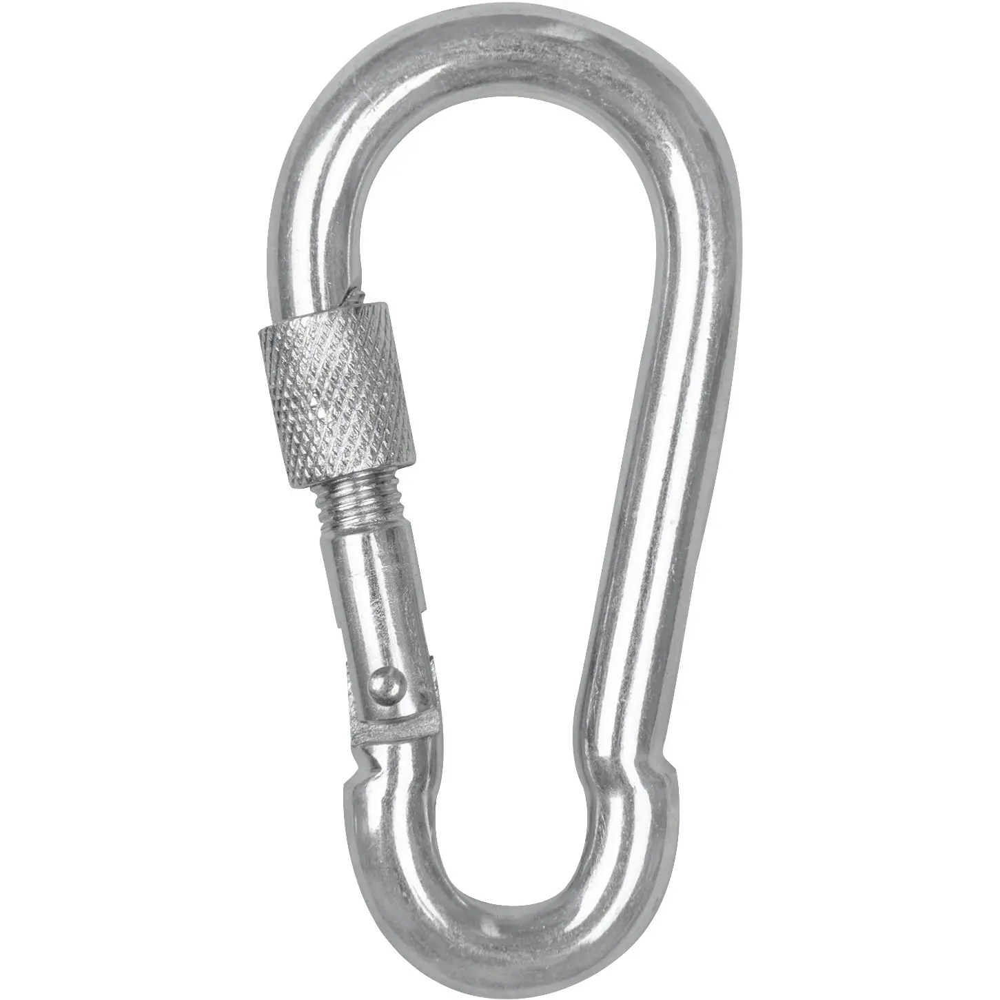 Sicherheits-Karabiner mit Schraubverschluss 9cm 