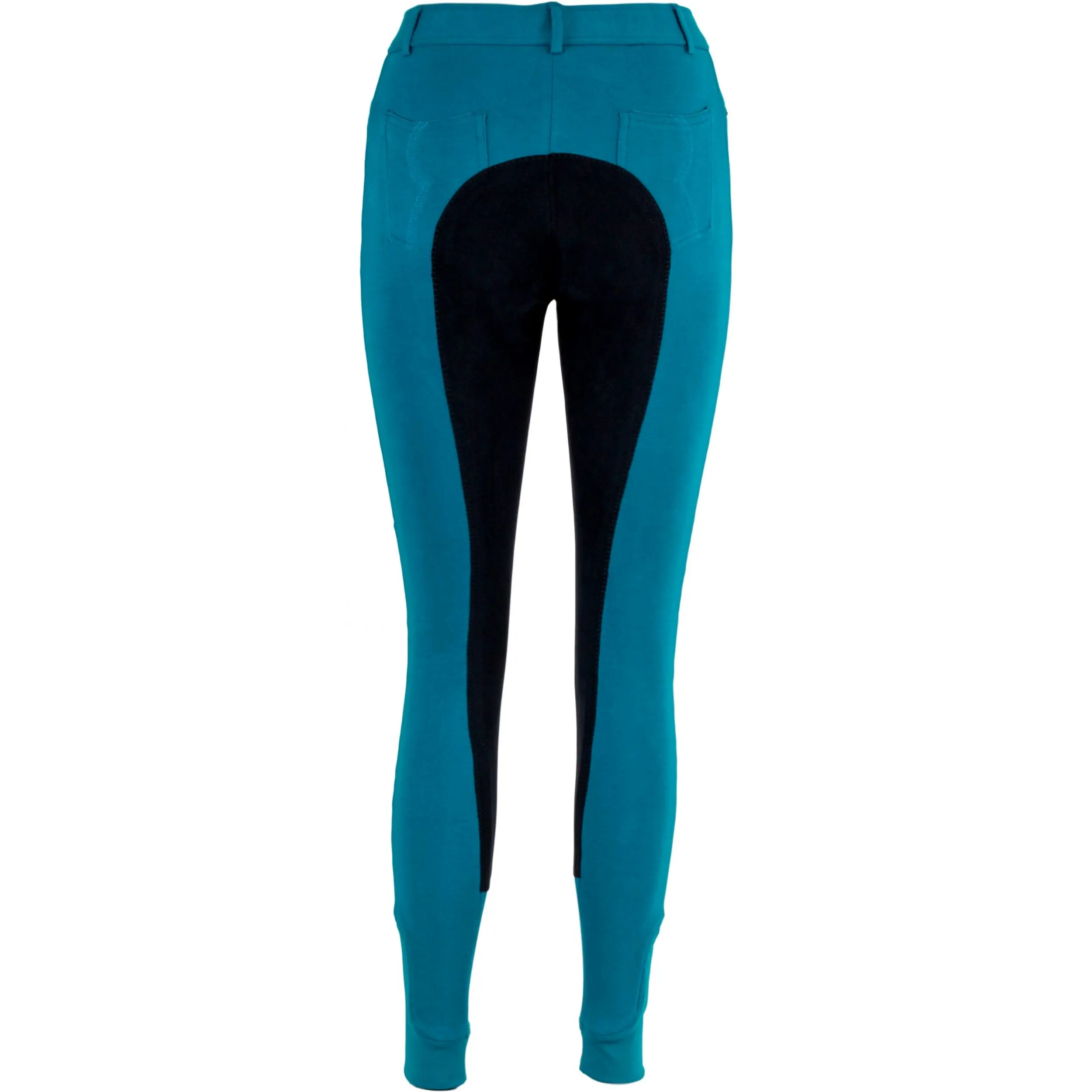 Kinder Reithose Vollbesatz Flex BASICLINE blau/schwarz