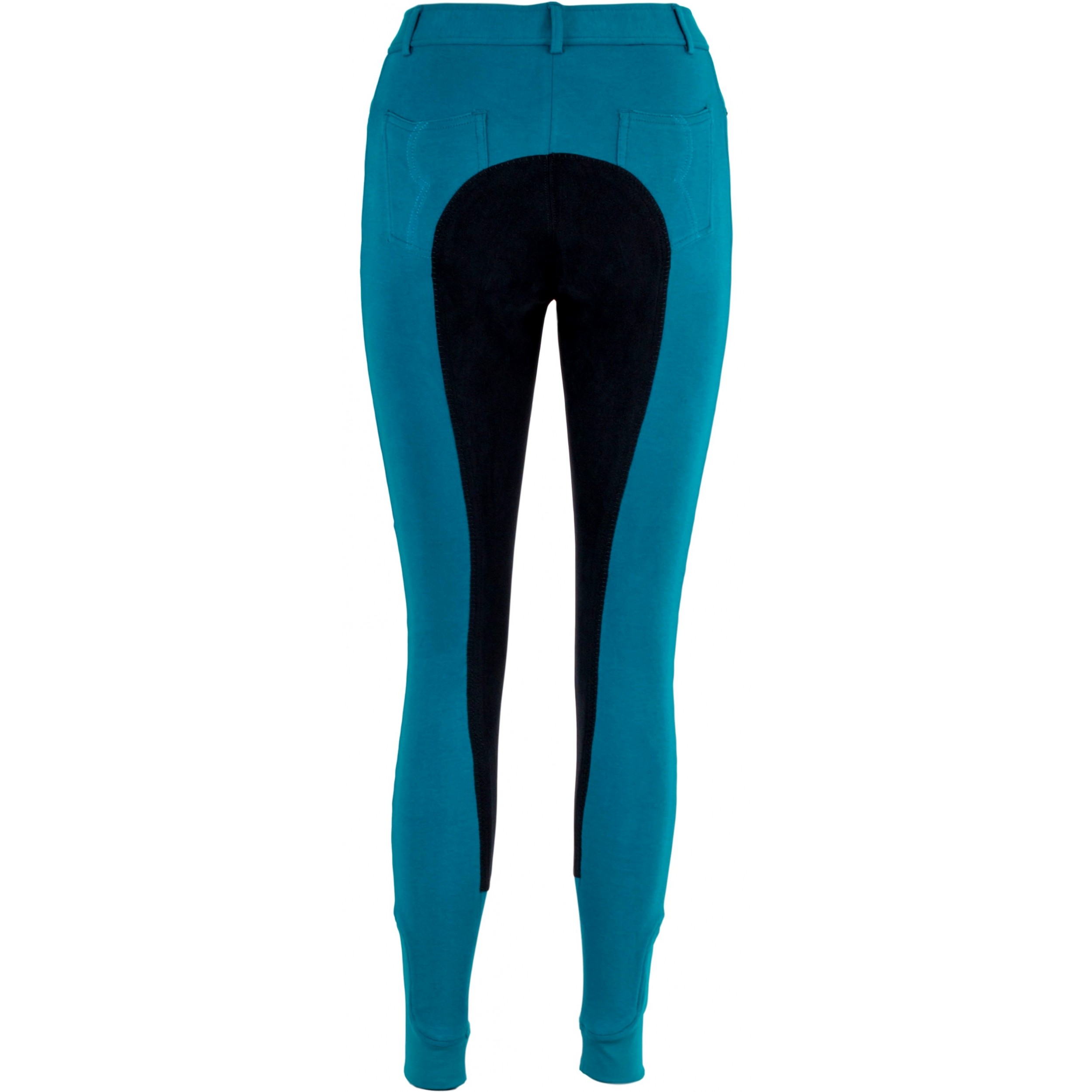 Kinder Reithose Vollbesatz Flex BASICLINE blau/schwarz