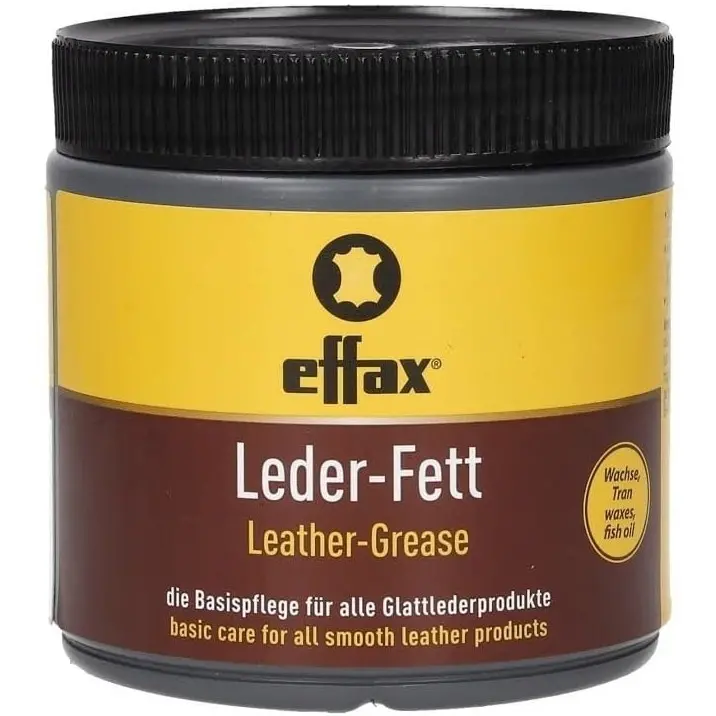 Leder-Fett schwarz 500ml