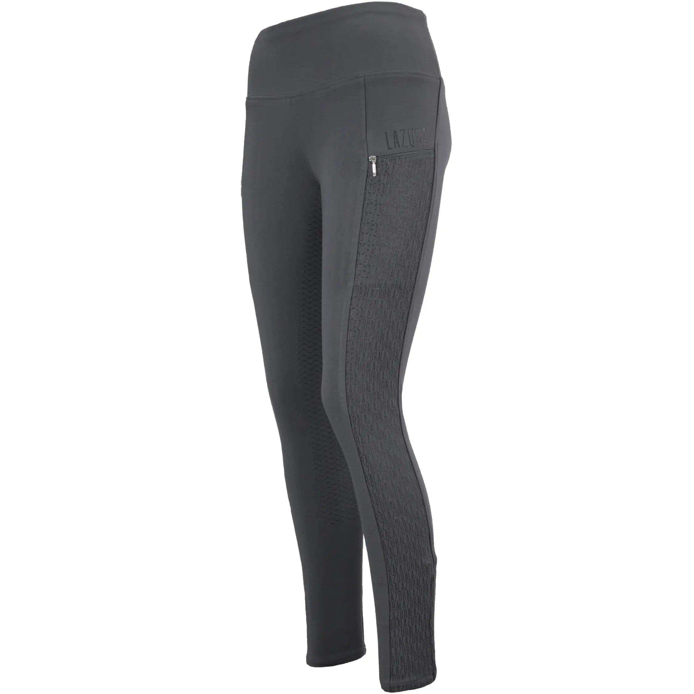 Damen Reitleggings Silikon Vollbesatz DIANA asphalt